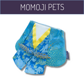 Momoji Vermillion Bib - Ocean Blue